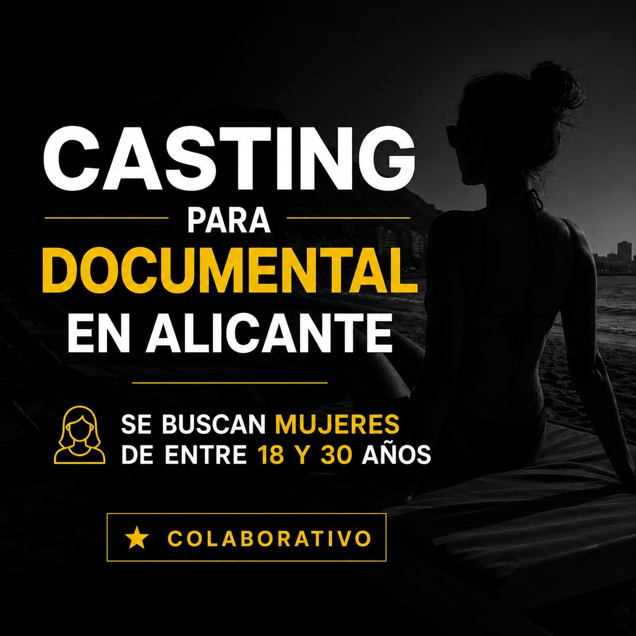 Casting en Alicante: Convocatoria de mujeres jóvenes para un nuevo documental